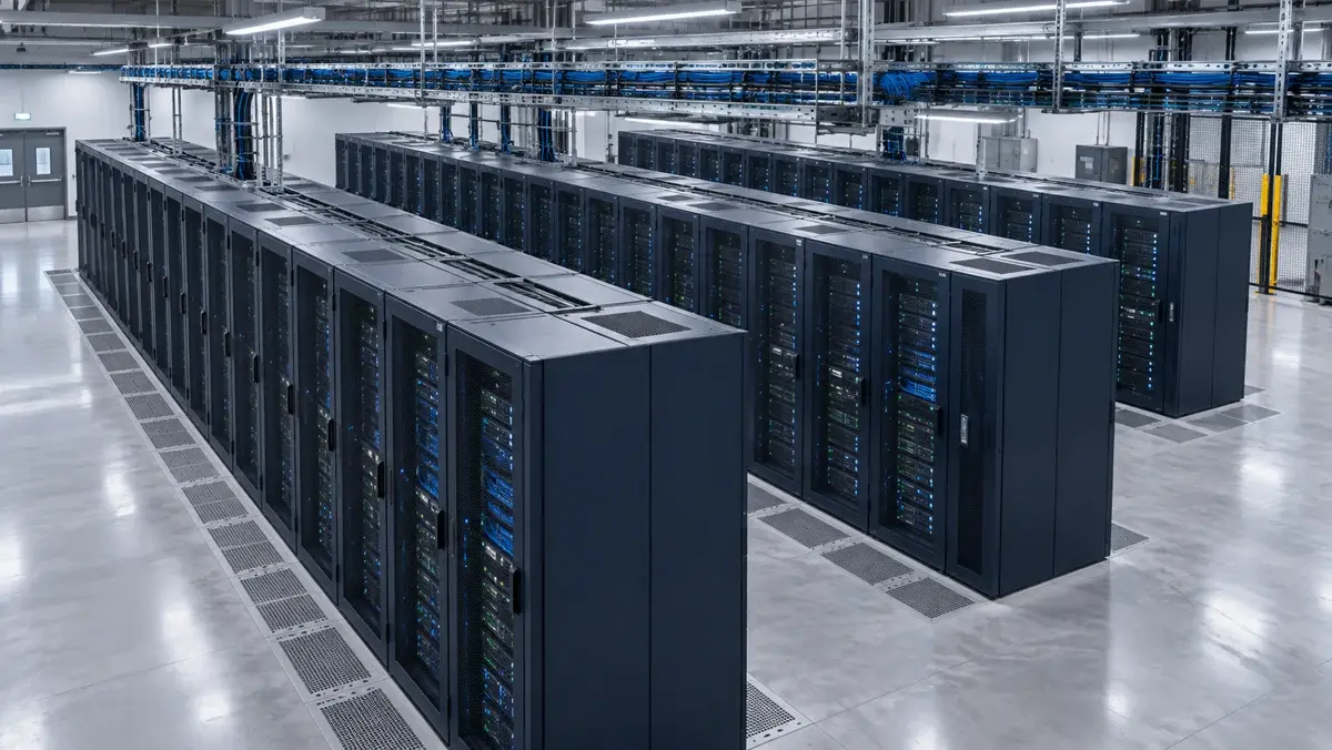 Abstract cloud infrastructure connecting data centres